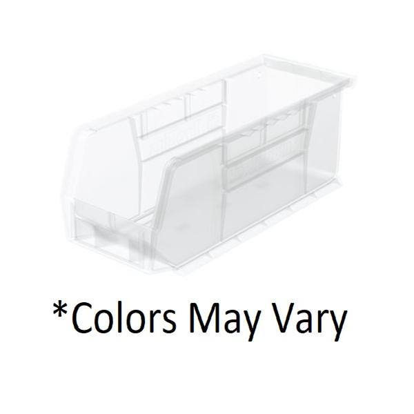 AkroBins Storage Bin Clear Polymer With Label Holder 10-7/8x4-1/8...