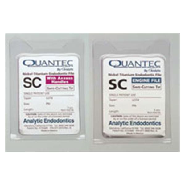 Quantec SC Axxess Rotary Hand File 25 mm Size 45 Nickel Titanium White 0.02 5/Pk
