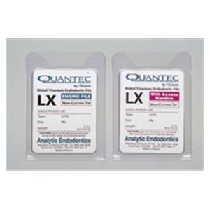 Quantec LX Axxess Rotary File 21 mm Size 15 Nickel Titanium White 0.02 5/Pk