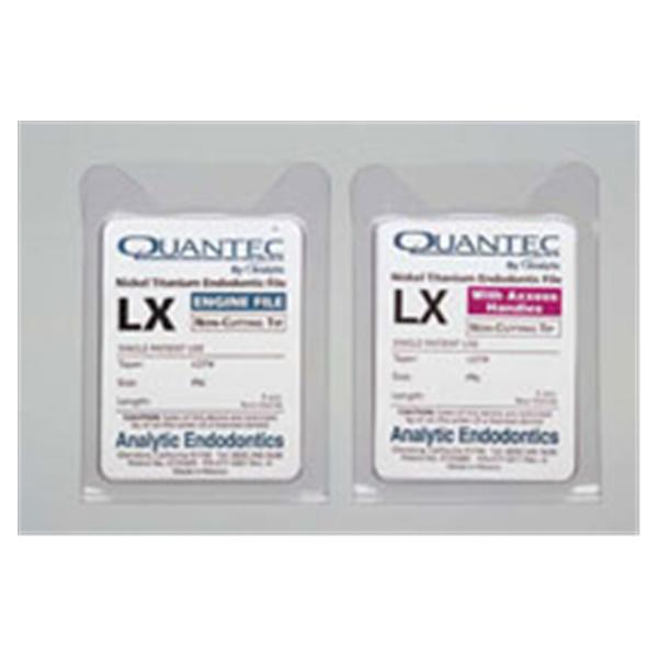 Quantec LX Axxess Rotary File 21 mm Size 15 Nickel Titanium White 0.02 5/Pk