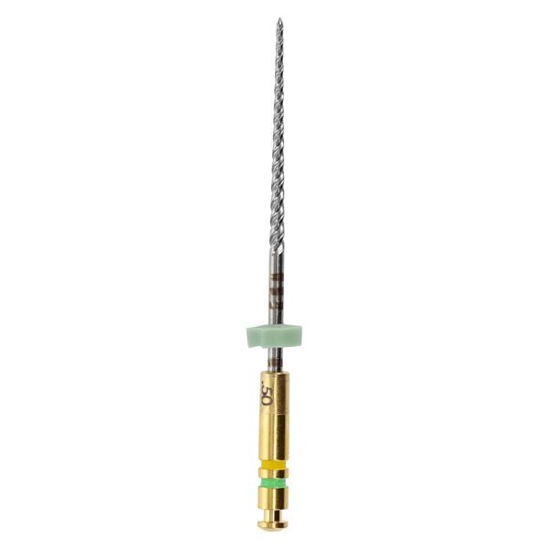 K3 Rotary File 25 mm Size 50 Nickel Titanium Yellow 0.04 6/Pk