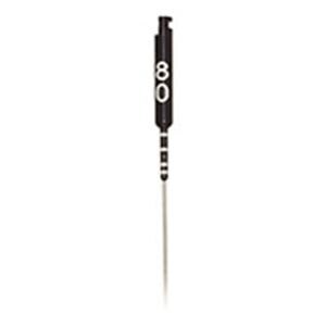 LightSpeed LSX Rotary Hand File 21 mm Size 80 Nickel Titanium Black 6/Pk