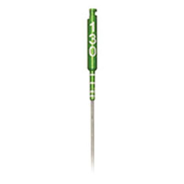 LightSpeed LSX Rotary Hand File 31 mm Size 130 Nickel Titanium Green 6/Pk