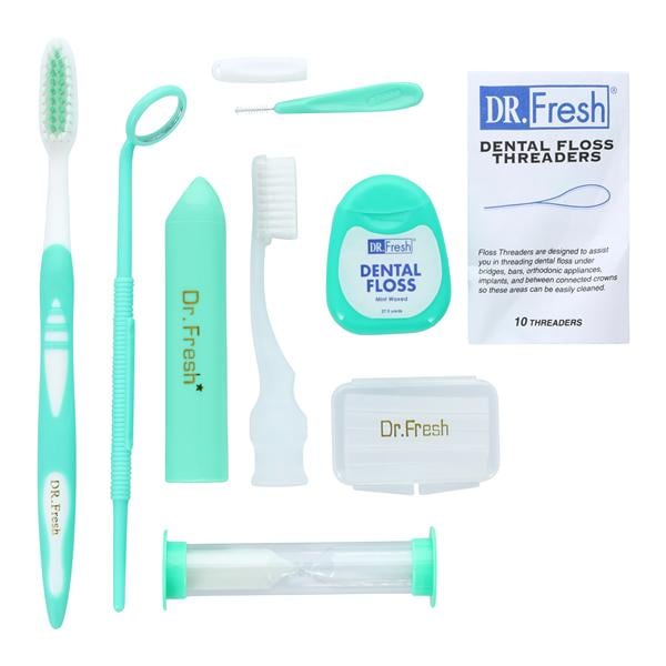 Dr Fresh Orthodontic Toothbrush Patient Kit Ea