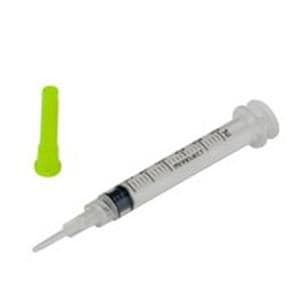 Syringe/Needle Monoject 15g 1/2" Hypodermic Disposable Safety Blu...