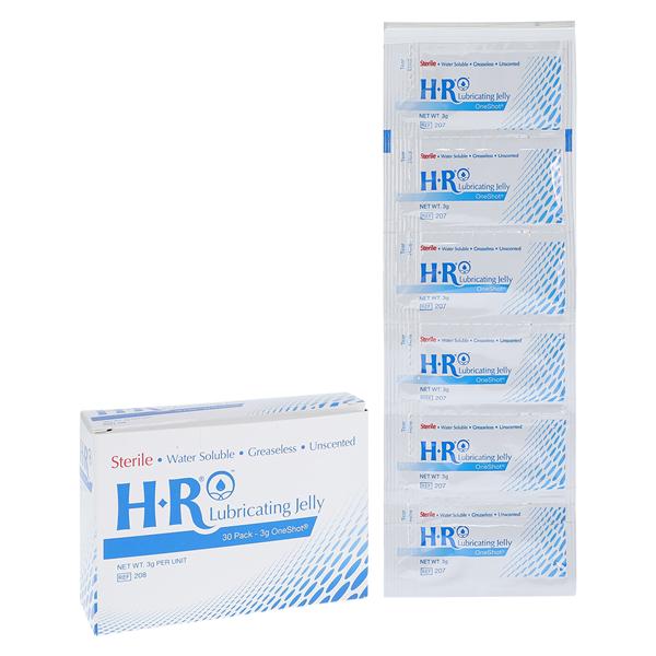 One Shot Lubricating Jelly 3gm 30/Package, 48 PK/CA