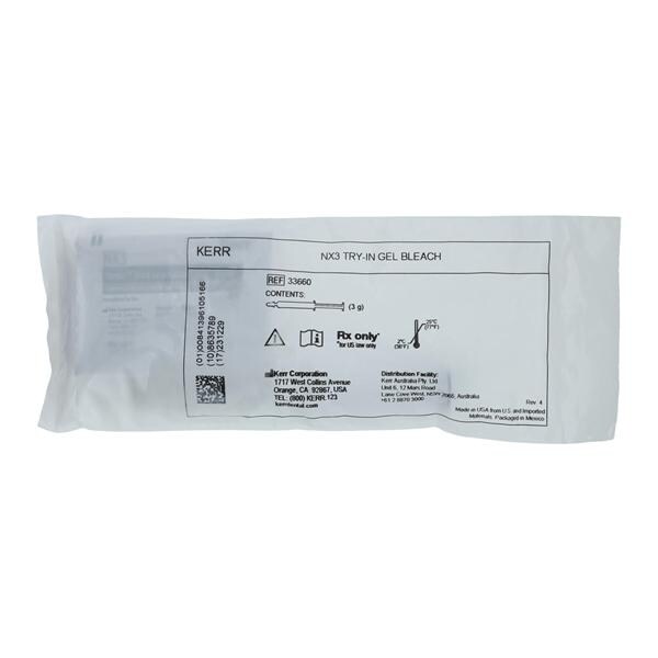 NX3 Nexus Resin Try-In Gel Cement Bleach 3 Gm Refill Ea