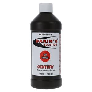 Dakins Solution Half Strength 0.25% 16oz/Bottle