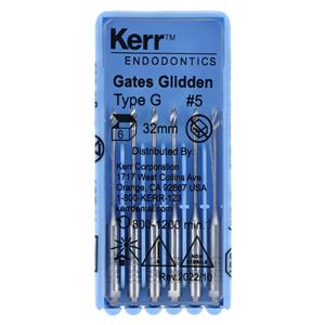 Gates Glidden Drill 32 mm Size 5 6/Pk