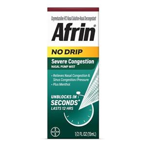Afrin Severe Congestion Nasal Decongestant Mist Spray 0.05% 15ml/...