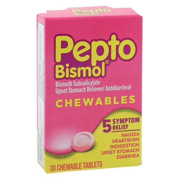 Pepto-Bismol Antacid/Antidiarrhea Chewable Tablets 262mg Original...