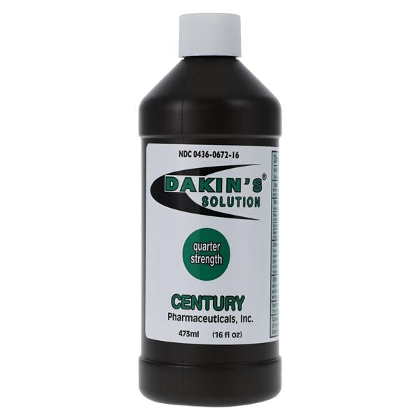 Dakins Solution Quarter Strength 0.125% 16oz/Bottle