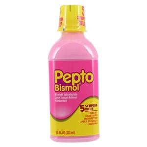 Pepto-Bismol Antacid/Antidiarrhea Liquid 525mg Original 16oz/Bott...