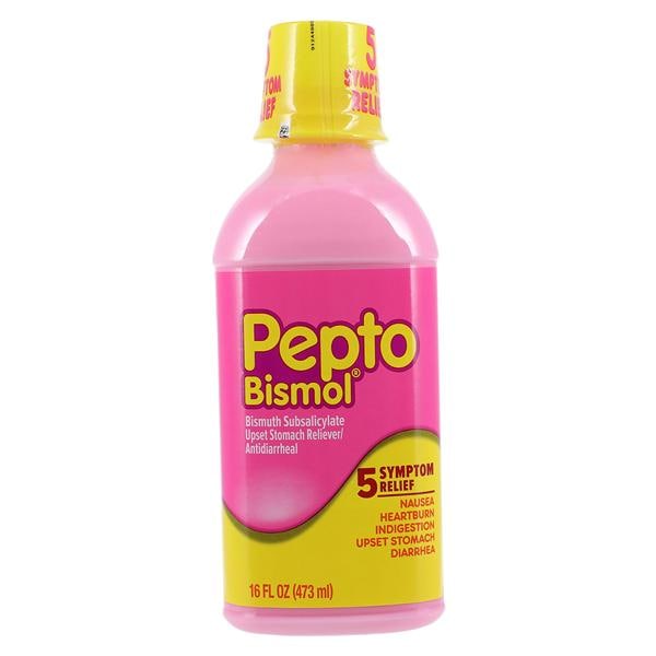 Pepto-Bismol Antacid/Antidiarrhea Liquid 525mg Original 16oz/Bott...
