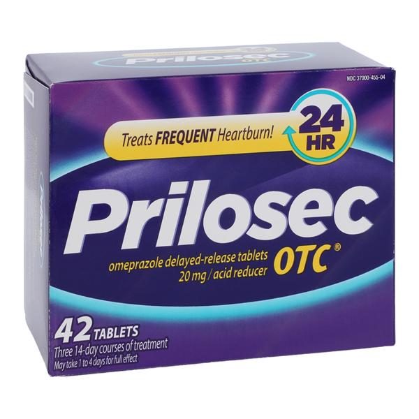 Prilosec OTC Antacid Tablets 20mg 42/Bx, 24 BX/CA
