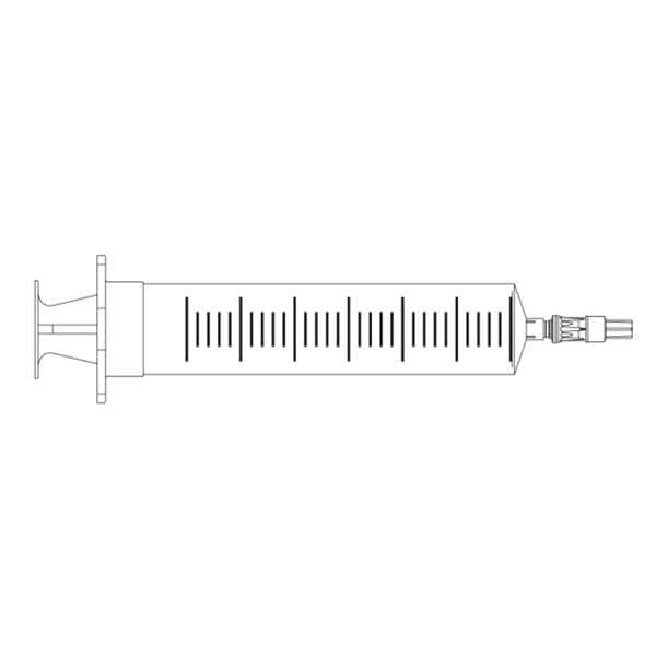 Texium Infusion Syringe 60cc w/o Needle Not Made With Natural Rub...