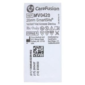 SmartSite IV Administration Vial Access Needleless 0.2 Micron Hyd...