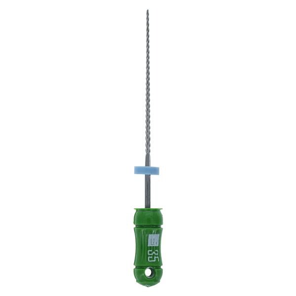 Hand K-File 25 mm Size 35 Stainless Steel Green 6/Bx