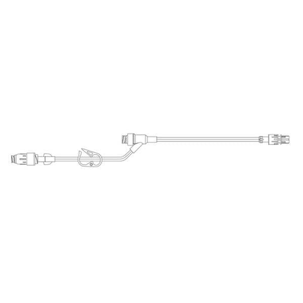 Pressure Rated Extension Set Needleless Y-Injection Site Priming...
