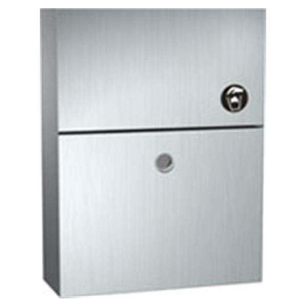 Cabinet Napkin Disposal Hinge Lid Self-Closing Surface Mount With...