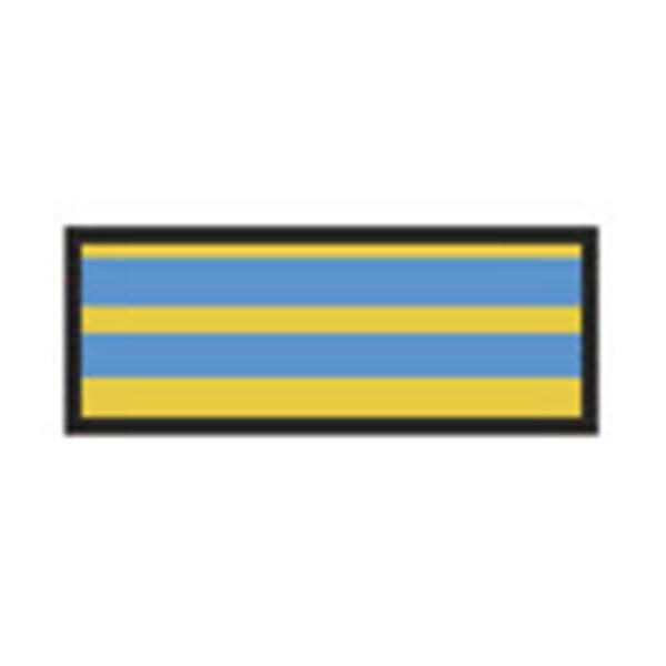 ColorTrack Instrument ID Tape Blue/Yellow Stripe 8-1/2x11" Dispos...