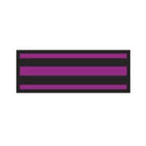 ColorTrack Instrument ID Tape Black/Plum Stripe 8-1/2x11" Disposa...