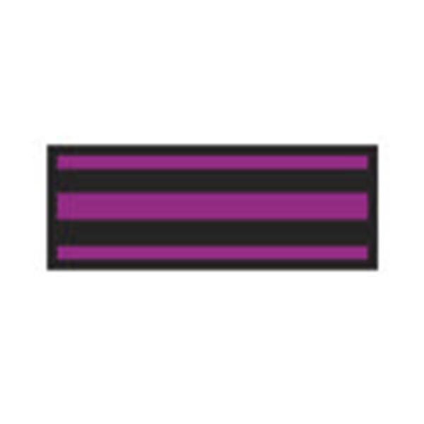 ColorTrack Instrument ID Tape Black/Plum Stripe 8-1/2x11" Disposa...