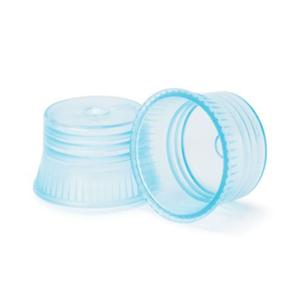 Tube Cap Transparent Blue 1000/Pk
