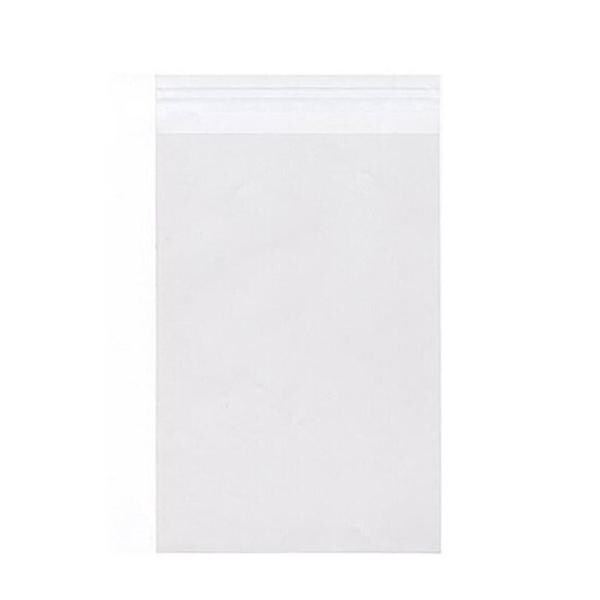 Self-Adhesive Sleeve Envelope 6 1/4 in x 9 5/8 in Clear 100/Pack 100/Pk
