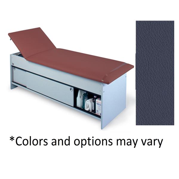 Econo-Line Recovery Couch Laminate Indigo Blue With Adjustable Headrest Ea