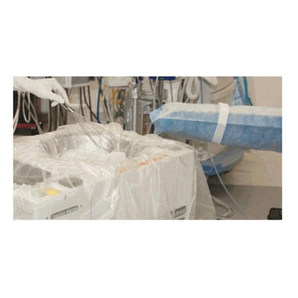 Ecolab 44x66" Sterile Slush/Warmer Drape Clear