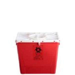 RCRA Hazardous Waste Container 8gal Black 10x10.5x7.25" Polyethyl...