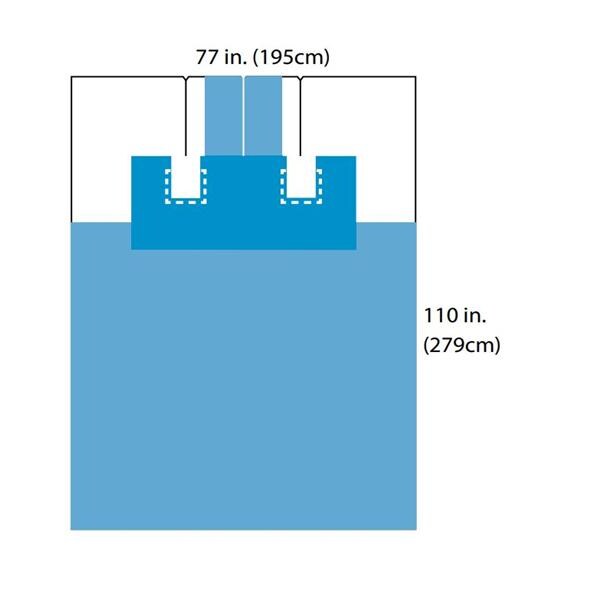 Drape Line-Insertion PICC Fenestrated 52x27" 10/Ca