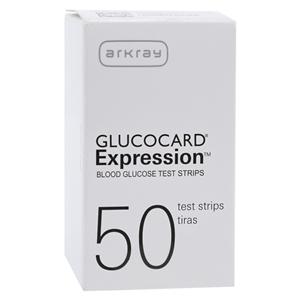Glucocard Expression Blood Glucose Test Strips CLIA Waived For DM...