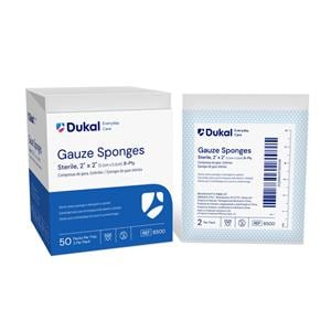 Everyday Care 100% Woven Cotton Gauze Sponge 2x2" 8-Ply Sterile