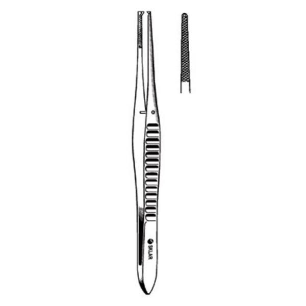 Gillies Tissue Forcep Straight 6" Ea