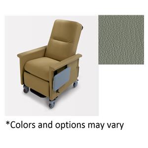 86 Series Transport Recliner Steel Frame 500lb Capacity Gray Ea