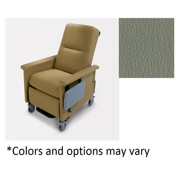 86 Series Transport Recliner Steel Frame 500lb Capacity Gray Ea