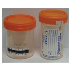 Specimen Container 90mL With Temperature Strip Sterile White O-Ri...