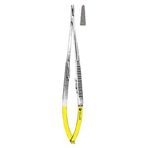 Jacobson Needle Holder Cross Serrated Stainless Steel/Tungsten Ca...