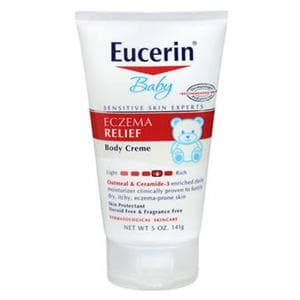 Eucerin Eczema Relief Cream 5oz Fragrance Free Body 12/Case