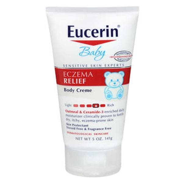Eucerin Eczema Relief Cream 5oz Fragrance Free Body 12/Case
