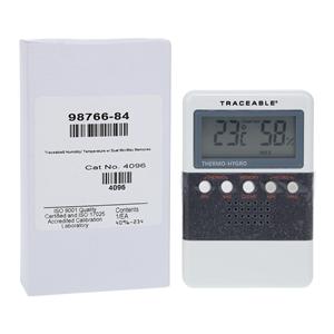 Traceable Humidity/Temperature Meter ABS Plastic 0 to 50C/25 to 9...