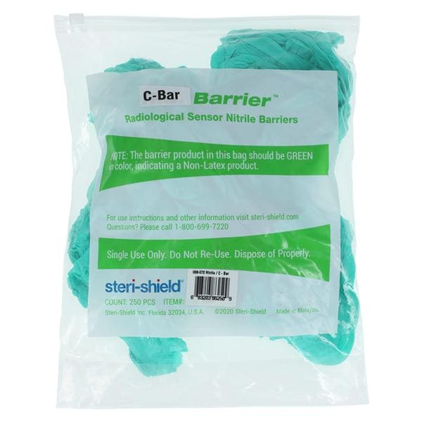Light Handle Barrier One Size Fits Most Nitrile Green Disposable...