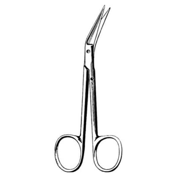 Operating Scissors Angled 4-3/4" Stainless Steel Non-Sterile Reusable Ea