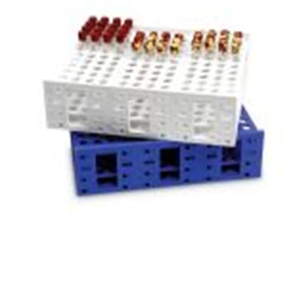 MEGA RACK Test Tube Rack Polypropylene 13.26x10.51x3.58" Single 2...