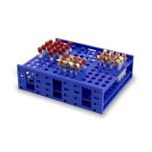 MEGA RACK Test Tube Rack Polypropylene 13.26x10.51x3.58" Single 1...