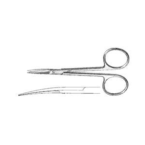 Iris Scissors Curved 4-5/8" Stainless Steel Each