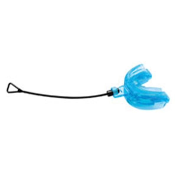 Double Braces Strapped Mouth Guard Blue Adult For Braces Ea