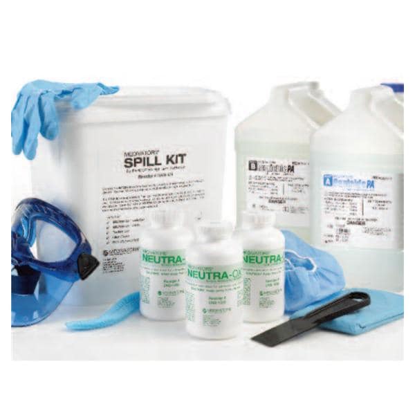 Rapicide Spill Kit White Non-Sterile For With Neutralizer/Gloves/...
